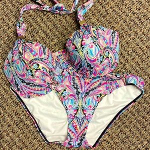 Victoria’s Secret Halter top Bikini Paisley